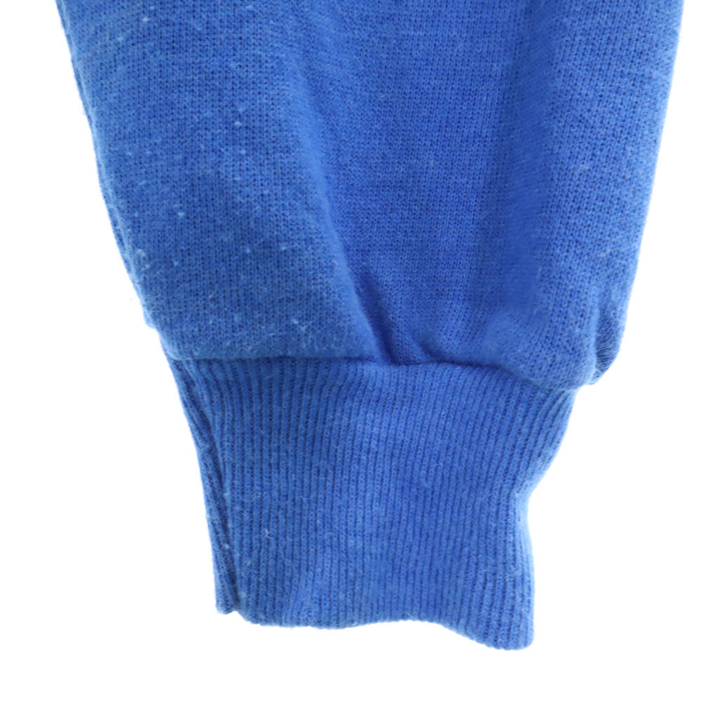 Hanes ヘインズ 80s 90s USA製 オールド NFL プリント 長袖 トレーナー M ブルー系 裏起毛 メンズ