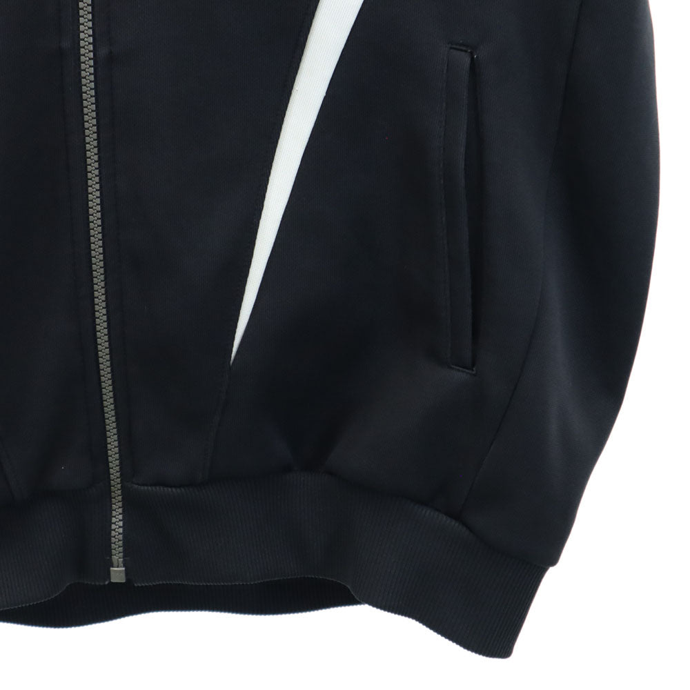 adidas アディダス 80s デサント製 ヴィンテージ トレフォイルロゴ トラックジャケット O ブラック ジャージ メンズ