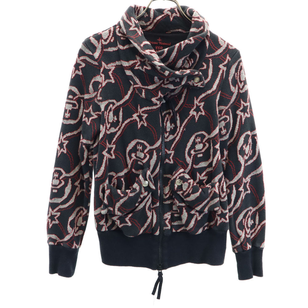 Vivienne Westwood RED LABEL ヴィヴィアンウエストウッドレッドレーベル 日本製 総柄 ジャケット 2 レッド レディース