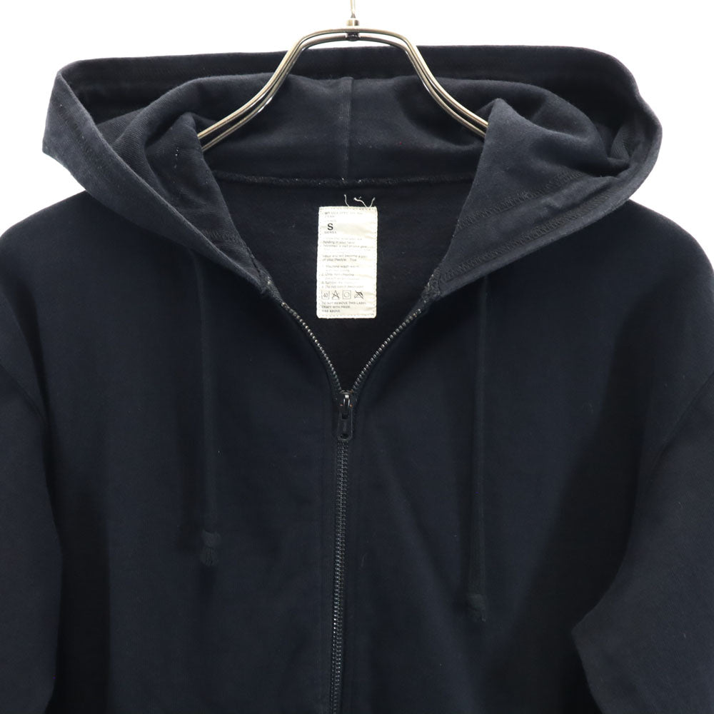 ダブルタップス 日本製 長袖 スウェット ジップパーカー S ブラック WTAPS メンズ