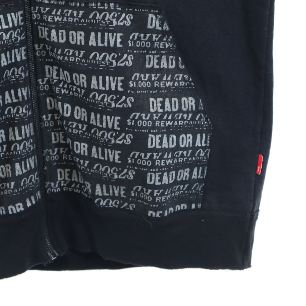 ダブルタップス 日本製 長袖 スウェット ジップパーカー S ブラック WTAPS メンズ