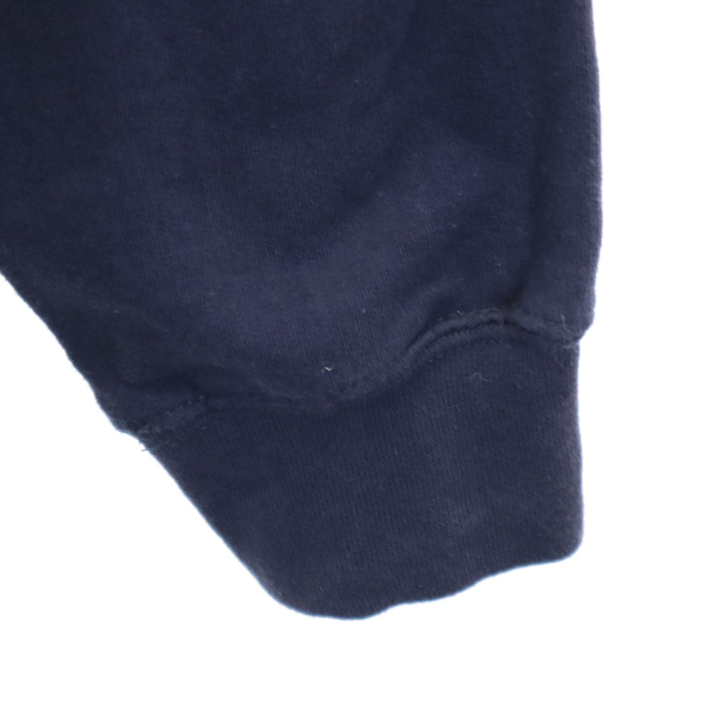 ANTI SOCIAL SOCIAL CLUB アンチソーシャルソーシャルクラブ USA製 バックプリント 長袖 スウェットパーカー M ネイビー INDEPENOENT 裏起毛 メンズ