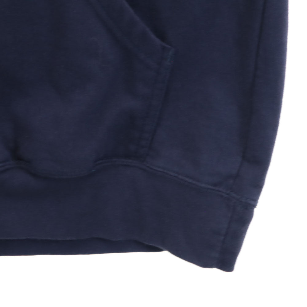 ANTI SOCIAL SOCIAL CLUB アンチソーシャルソーシャルクラブ USA製 バックプリント 長袖 スウェットパーカー M ネイビー INDEPENOENT 裏起毛 メンズ