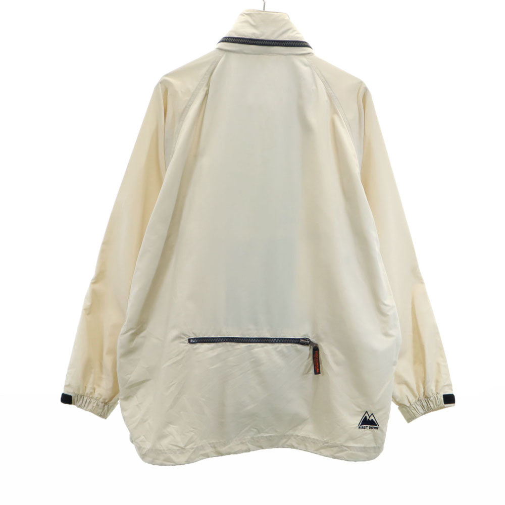 FIRSTDOWN ファーストダウン 90s オールド 長袖 ジップジャケット LL ベージュ系 メンズ