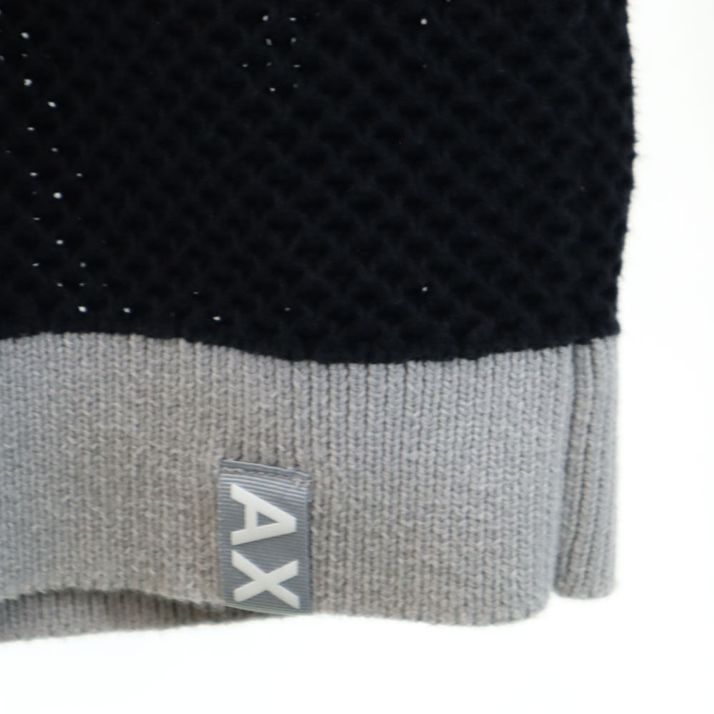 ARMANI EXCHANGE アルマーニエクスチェンジ ボーダー柄 長袖 セーター XS ブルー系 他 ニット メンズ