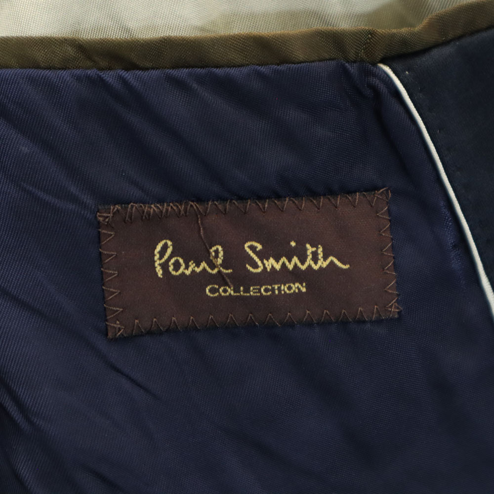 PAUL SMITH COLLECTION ポールスミスコレクション 日本製 ジャージー生地 ブレザー M 濃紺 テーラードジャケット アンコン メンズ