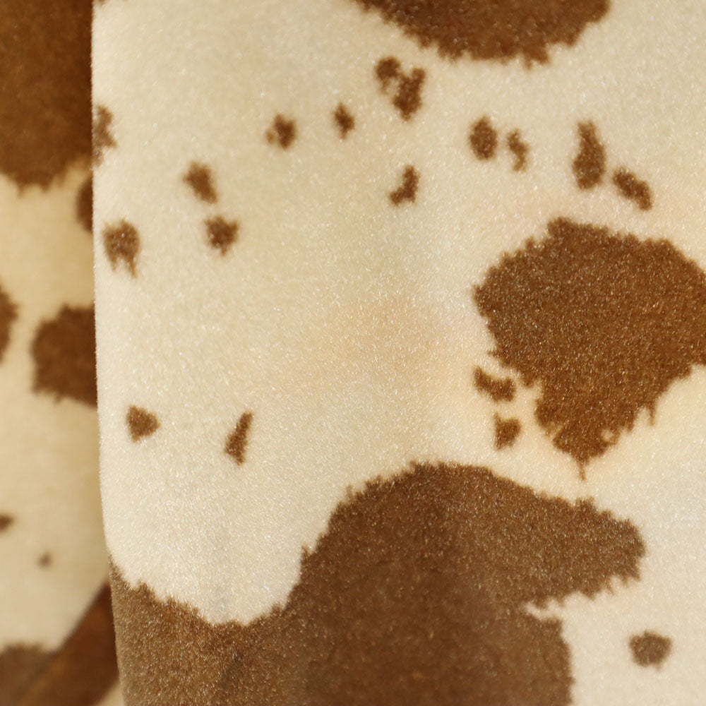 RockMount ロックマウント 70s USA製 ヴィンテージ 牛柄 総柄 長袖 ウエスタンシャツ 15.5/33.5 ベージュ 他 メンズ