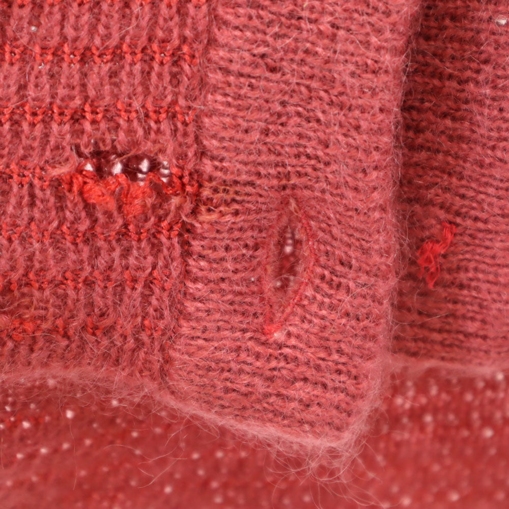 Chloe クロエ 長袖 Vネック ニットカーディガン 40 ピンク レディース