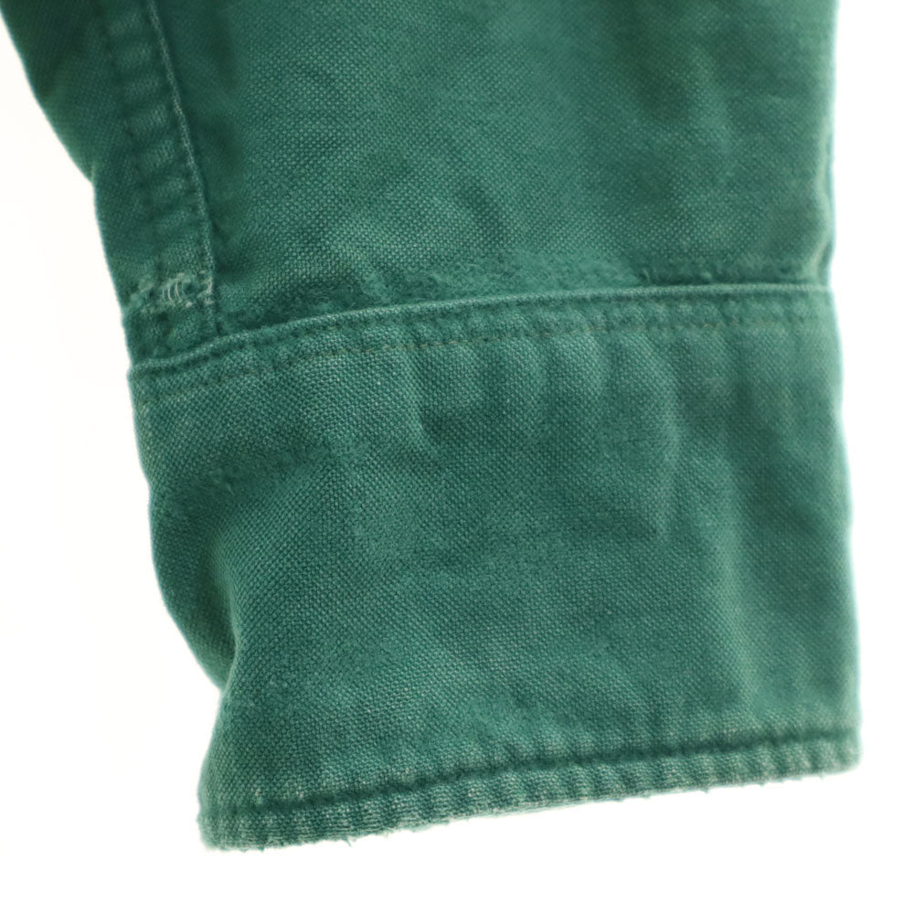 L.L.Bean エルエルビーン 70s ヴィンテージ 筆記体タグ シャモア 長袖 ワークシャツ 16 グリーン レディース