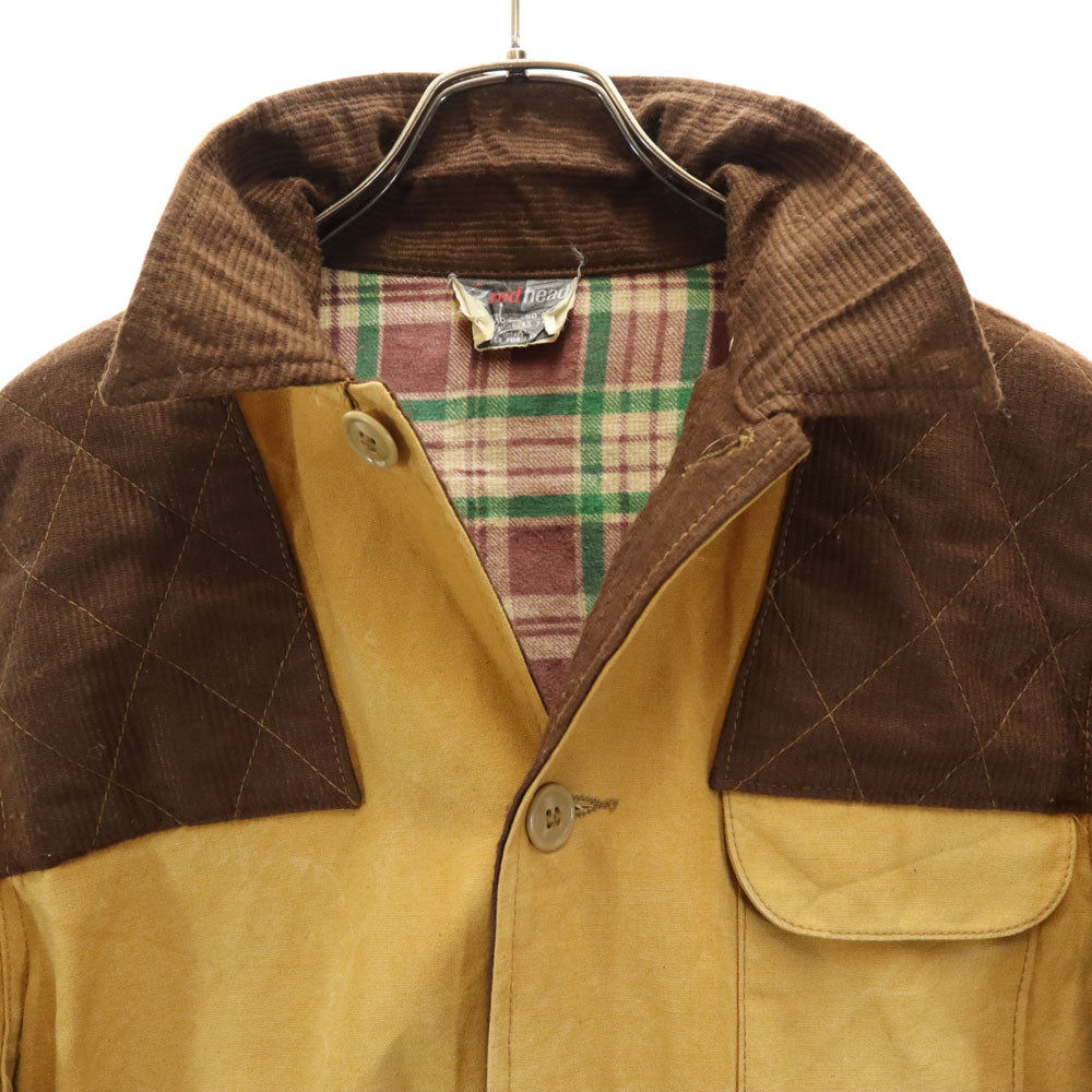 レッドヘッド 70s ヴィンテージ ハンティング ハンティングジャケット L キャメル RED HEAD メンズ