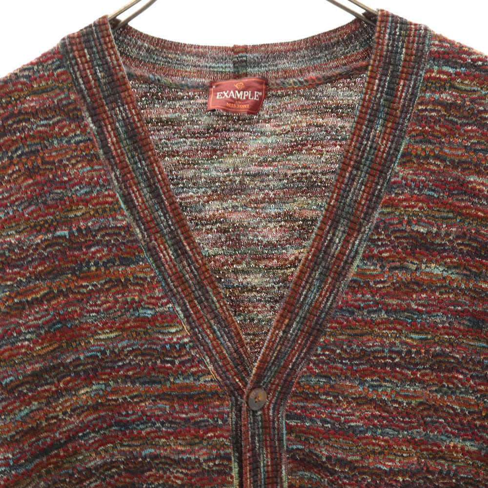Missoni ミッソーニ イタリア製 Vネック ニットベスト XS ブラウン系 メンズ