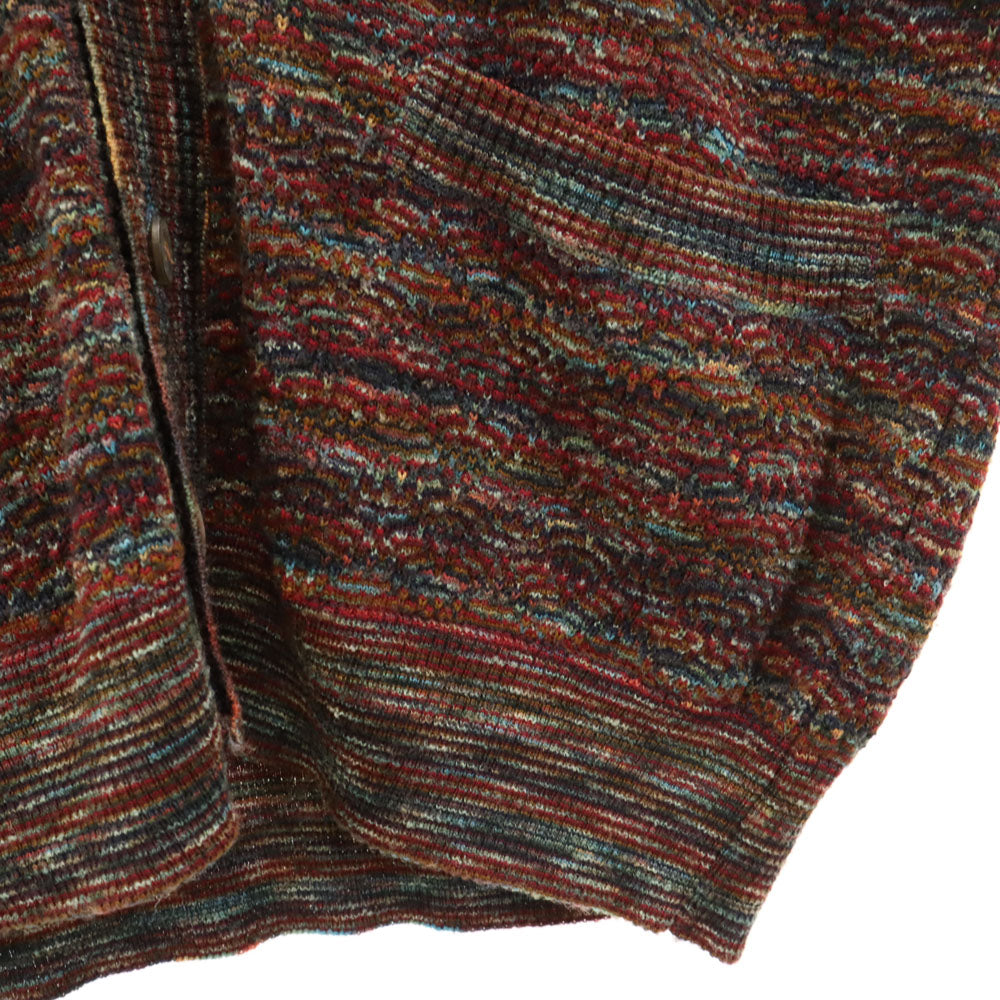 Missoni ミッソーニ イタリア製 Vネック ニットベスト XS ブラウン系 メンズ