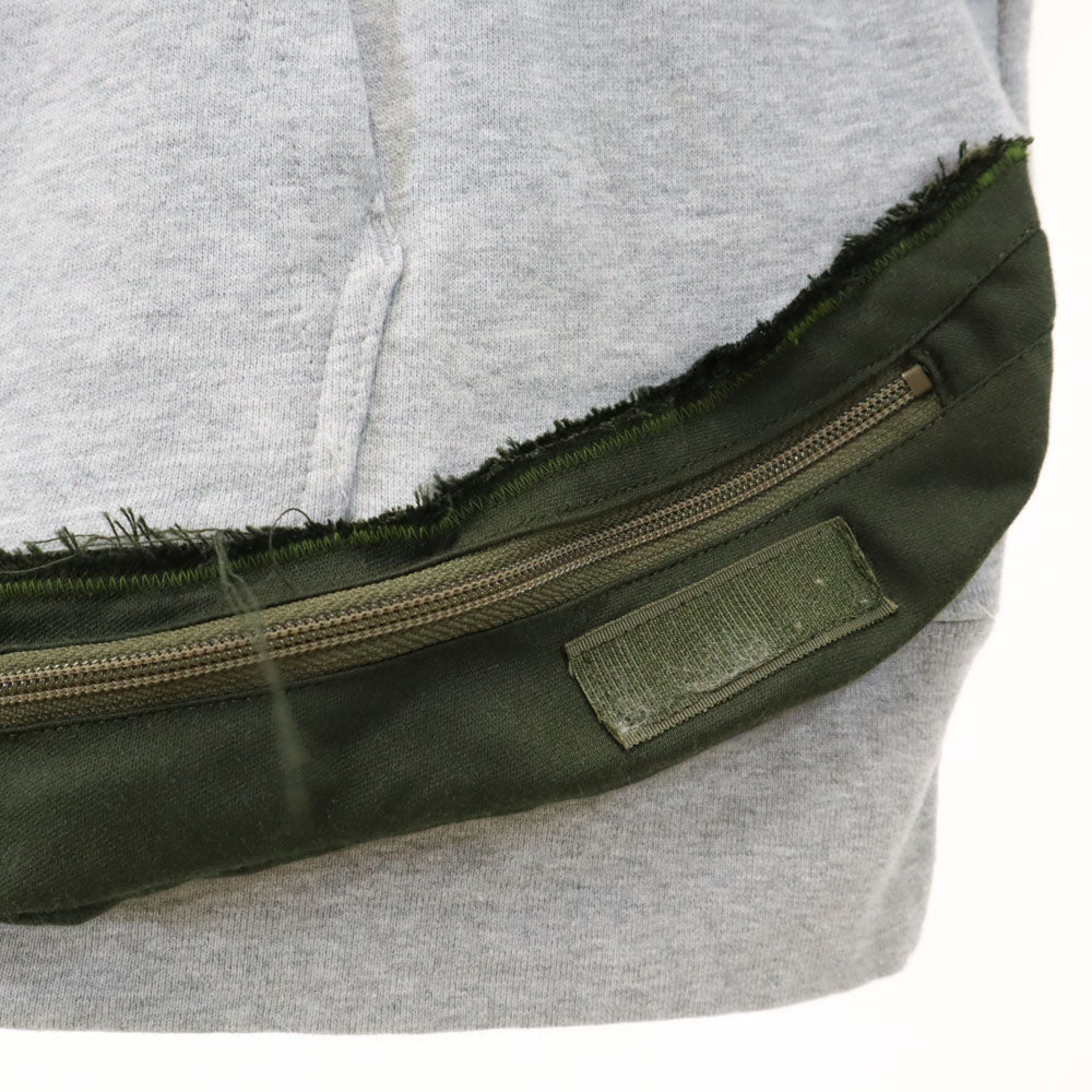 コドナデモーダ 長袖 スウェットパーカー グレー メンズ