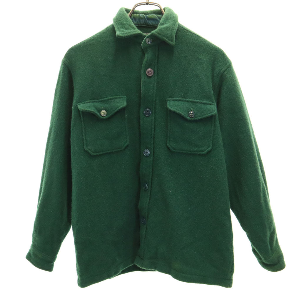 POLO COUNTRY ポロカントリー 80s 90s ウール オールド USA製 長袖 シャツ S グリーン RALPH LAUREN メンズ
