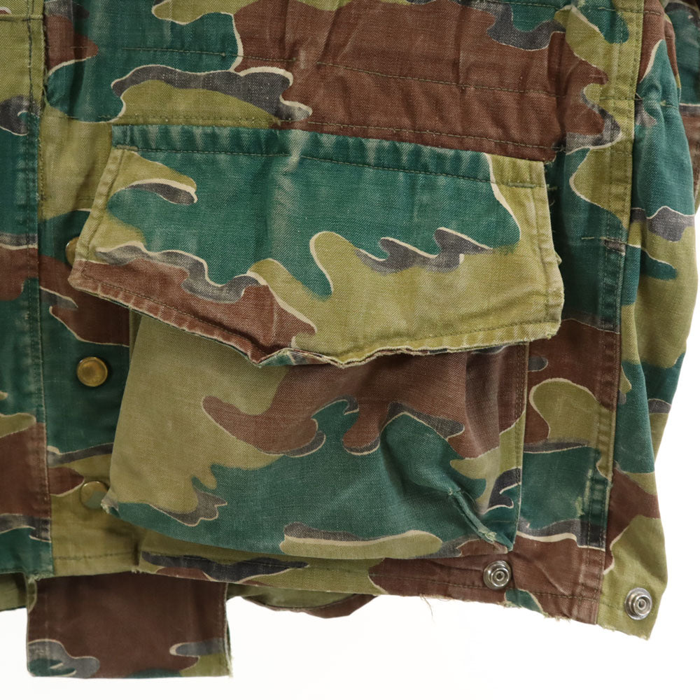 Belgium Army ベルギー軍 50s ヴィンテージ デニソンスモッグ カモフラ柄 デニソンスモック ジャケット カーキ 迷彩 ユーロミリタリー メンズ