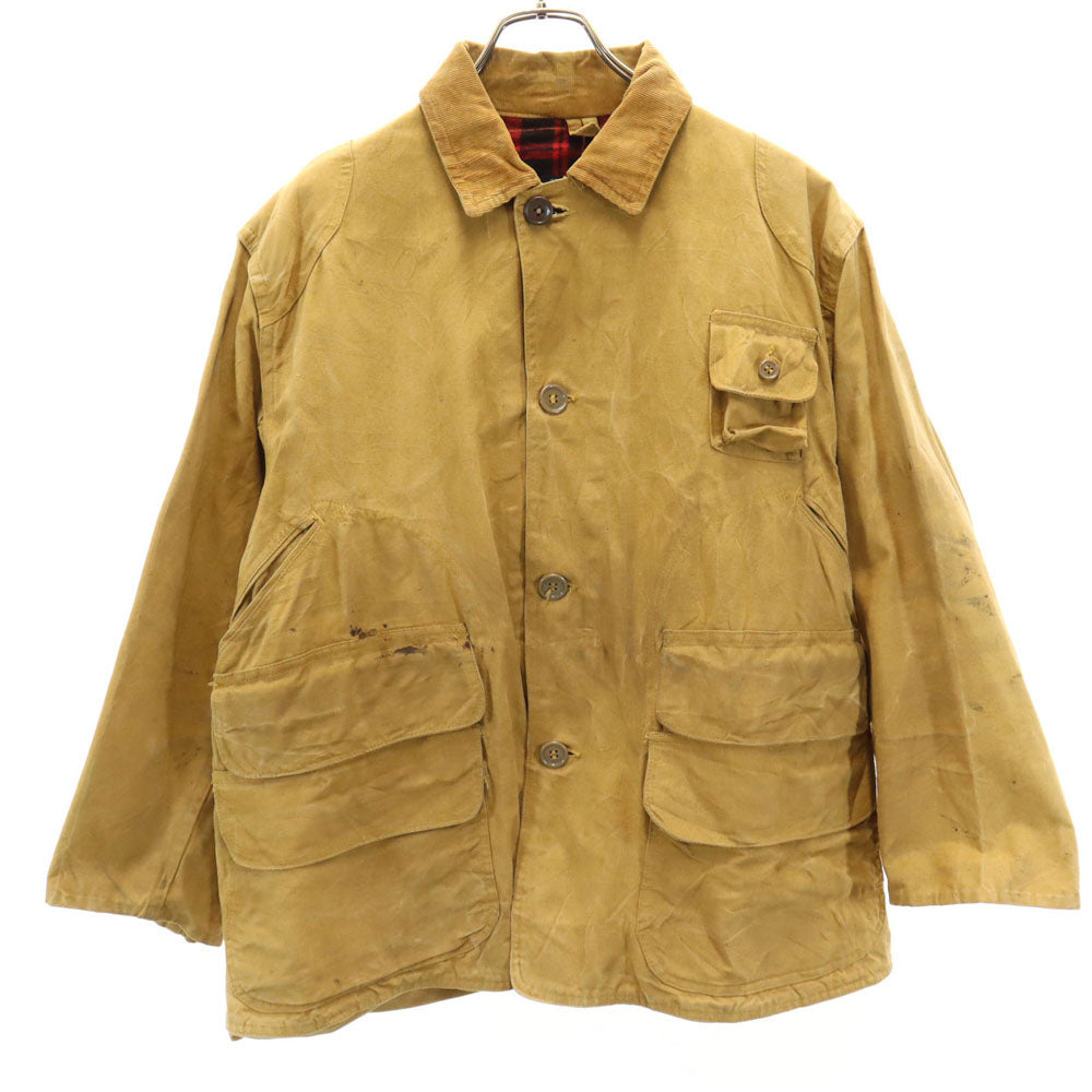 BLUE BILL BY RED HEAD 70s ヴィンテージ 長袖 ハンティングジャケット ブラウン系 ダック地 メンズ