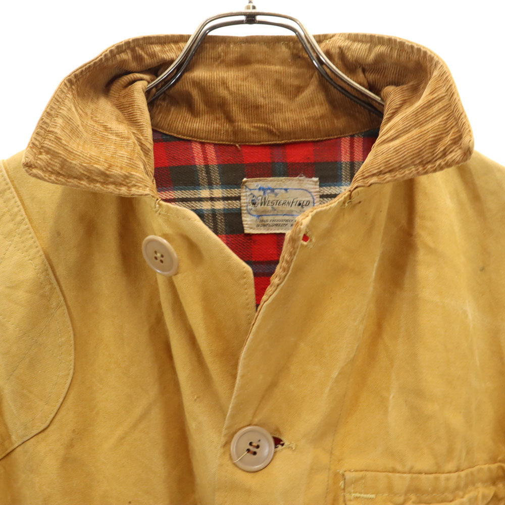 WESTERNFIELD 60s ヴィンテージ 長袖 ハンティングジャケット ブラウン系 ダック地 メンズ