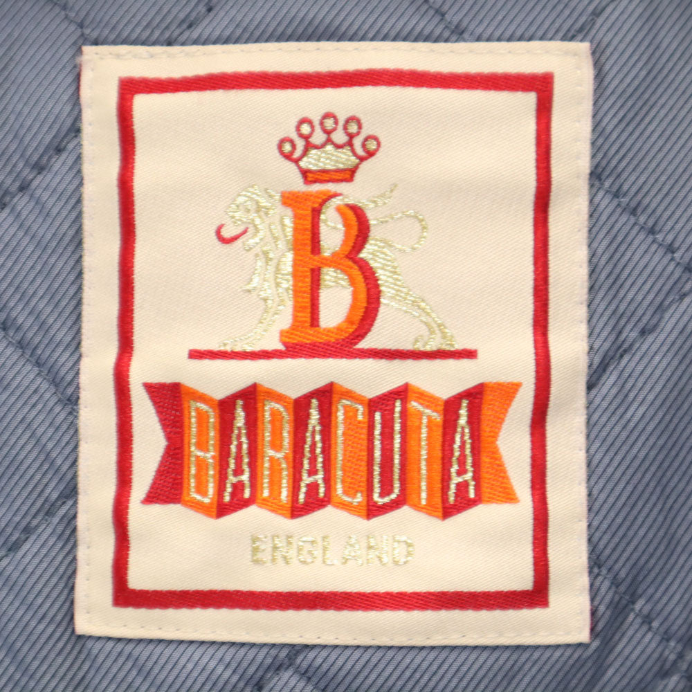 BARACUTA バラクータ 日本製 長袖 ステンカラーコート M ブラウン系 中綿ライナー付き メンズ