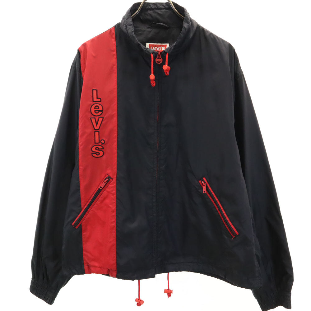 Levi's リーバイス 90s オールド 長袖 ナイロンジャケット M ブラック系 メンズ