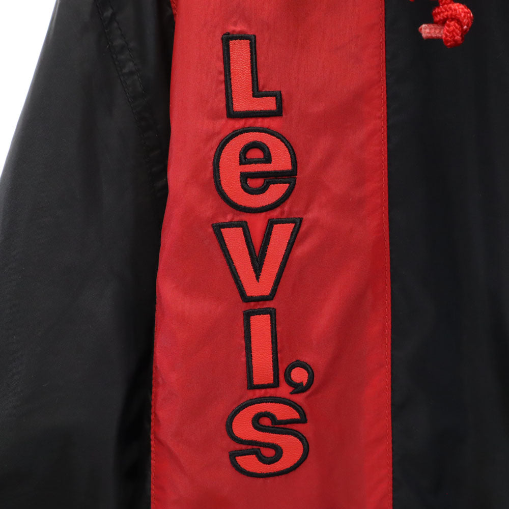 Levi's リーバイス 90s オールド 長袖 ナイロンジャケット M ブラック系 メンズ