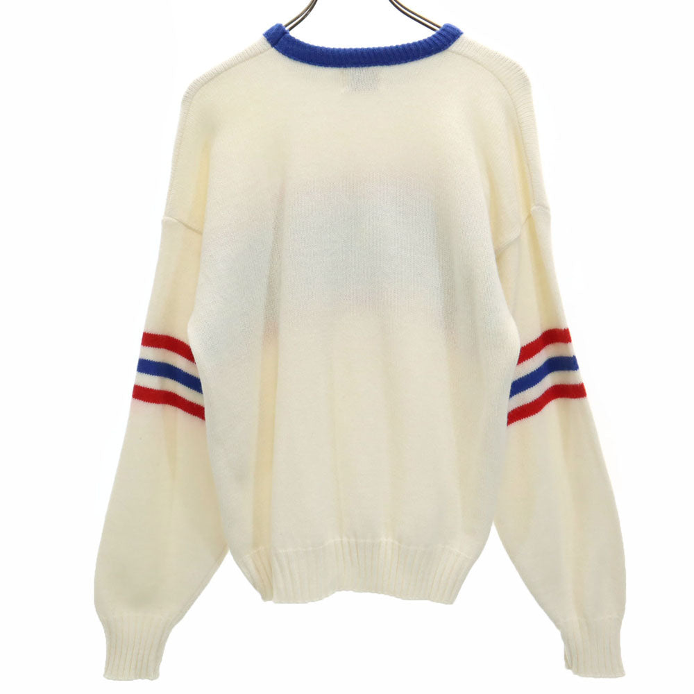 NFL エヌエフエル 90s USA製 オールド ニューヨーク・ジャイアンツ 長袖 セーター M ホワイト ニット Giants メンズ