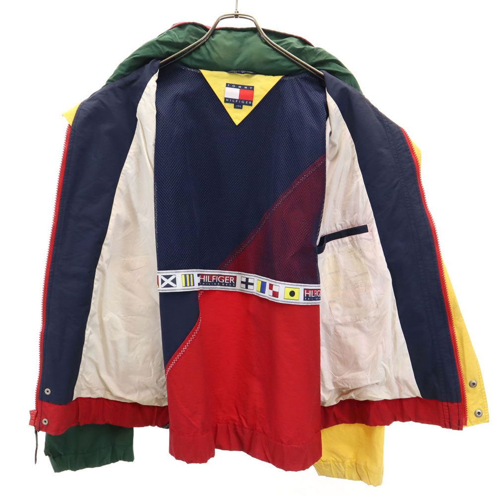 TOMMY HILFIGER トミーヒルフィガー 90s オールド フラッグタグ セーリング ジャケット L ネイビー 他 メンズ