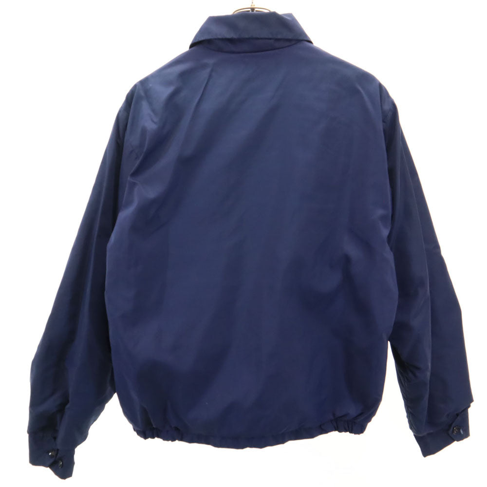 WINDWARD 70s 80s ヴィンテージ 長袖 ジップジャケット ネイビー系 裏キルティング メンズ
