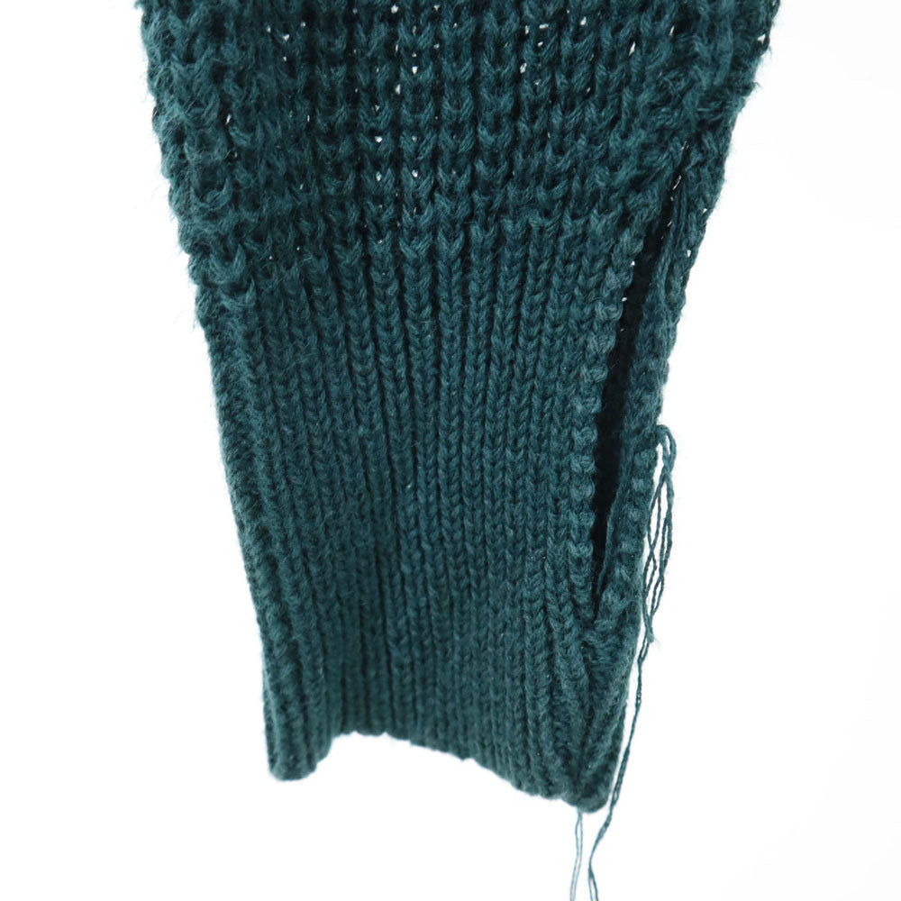 ISSEY MIYAKE イッセイミヤケ 70s ヴィンテージ 長袖 リネンニット セーター グリーン系 メンズ