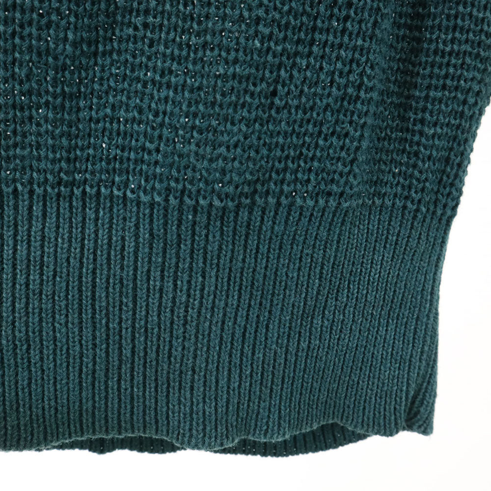 ISSEY MIYAKE イッセイミヤケ 70s ヴィンテージ 長袖 リネンニット セーター グリーン系 メンズ