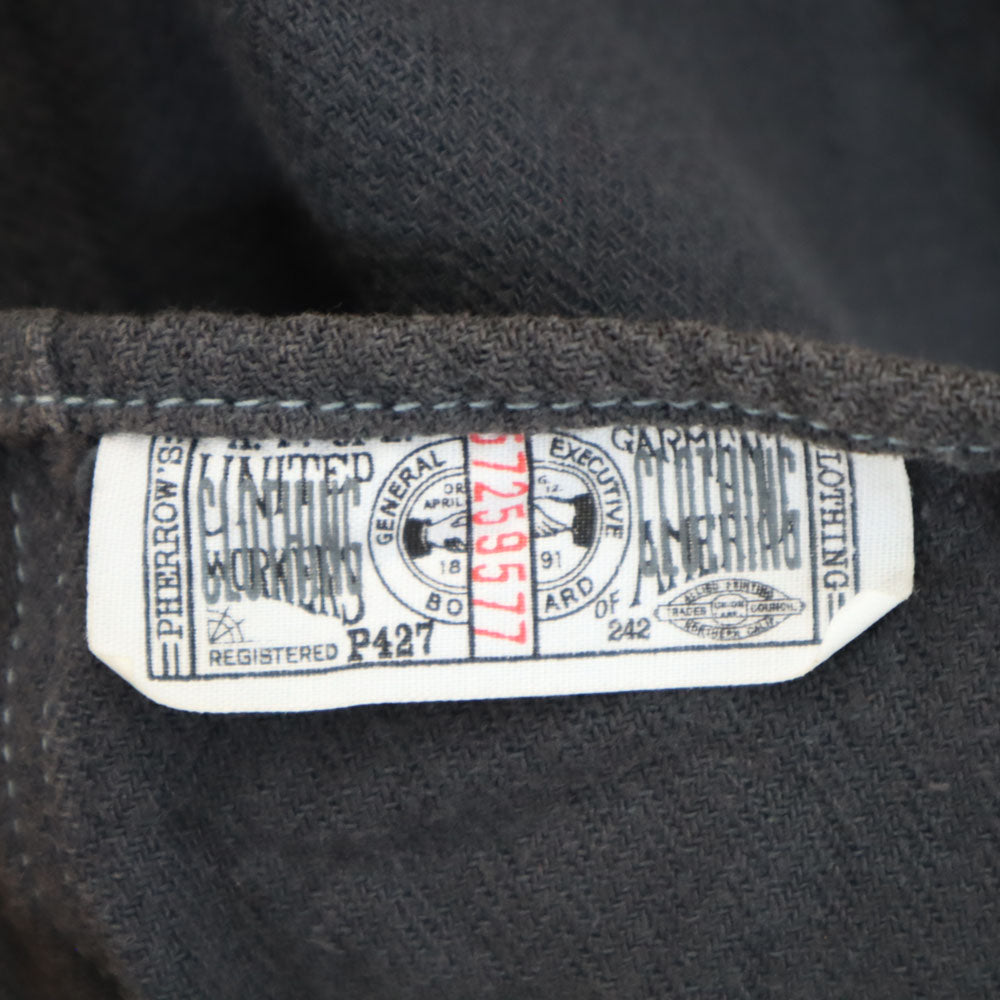 フェローズ 長袖 シャツ M グレー系 Pherrow's メンズ