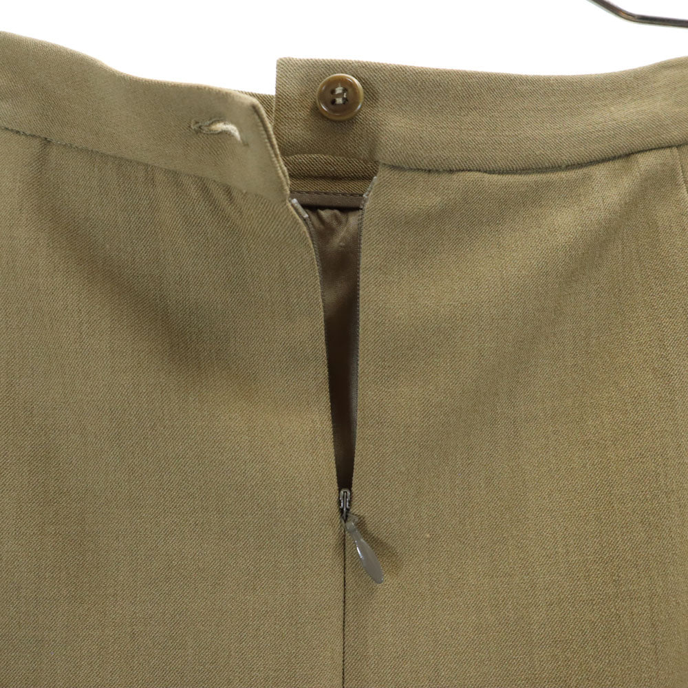 CK CALVIN KLEIN シーケーカルバンクライン イタリア製 スカートスーツ 上下 セットアップ 48/46 カーキ レディース