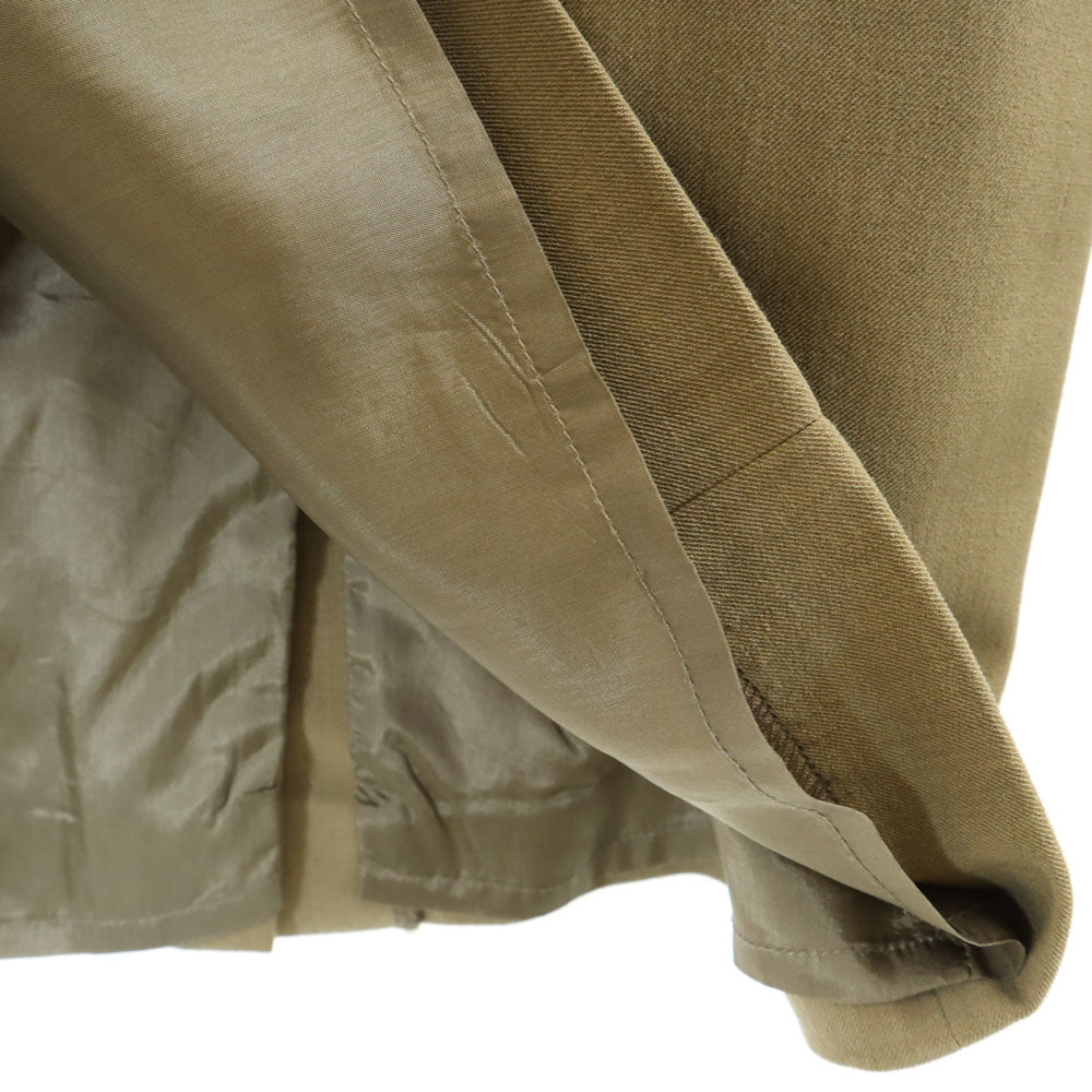 CK CALVIN KLEIN シーケーカルバンクライン イタリア製 スカートスーツ 上下 セットアップ 48/46 カーキ レディース