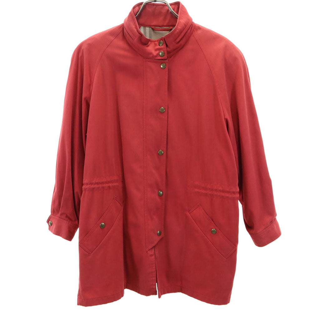 Burberrys バーバリーズ 90s オールド 長袖 ジャケット 13 レッド系 肩パット レディース