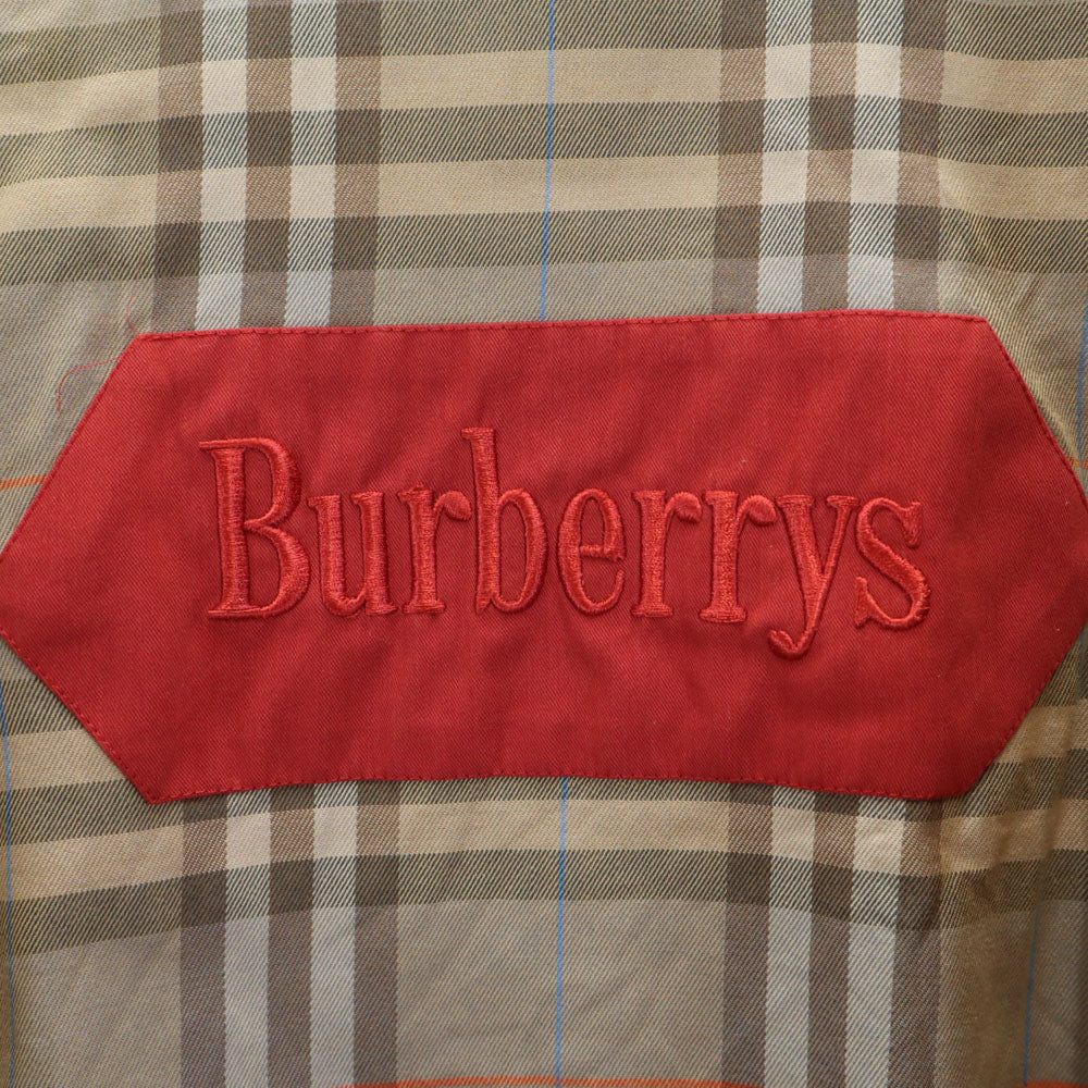 Burberrys バーバリーズ 90s オールド 長袖 ジャケット 13 レッド系 肩パット レディース
