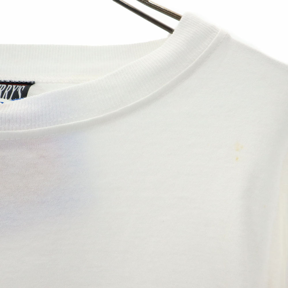 SHERRY’S シェリーズ 90s 未使用 ルーニーテューンズ USA製 ワーナーブラザーズ デッドストック プリント 長袖 Tシャツ L ホワイト系 ロンT タグ付き メンズ