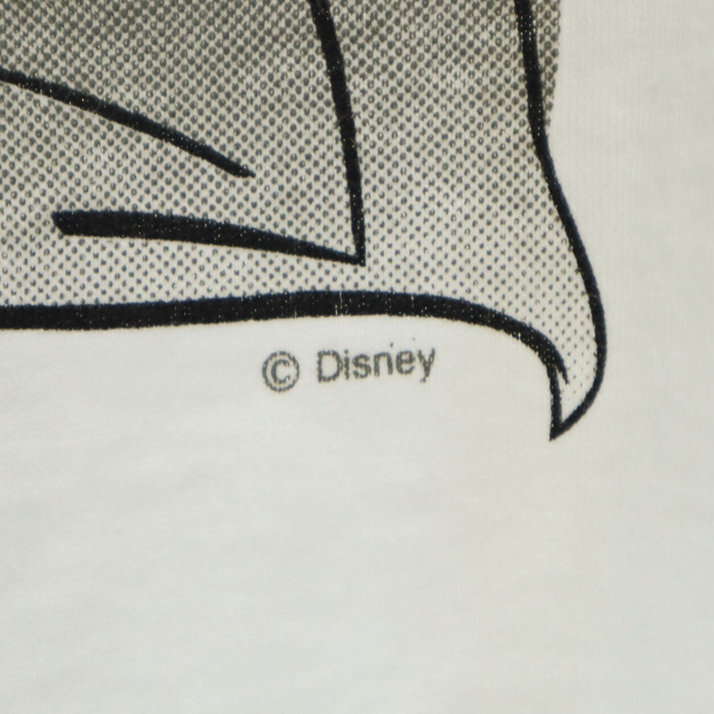 SHERRY’S シェリーズ 90s ディズニー USA製 オールド デッドストック バックプリント ミッキーマウス 長袖 Tシャツ L ホワイト系 ロンT タグ付き メンズ