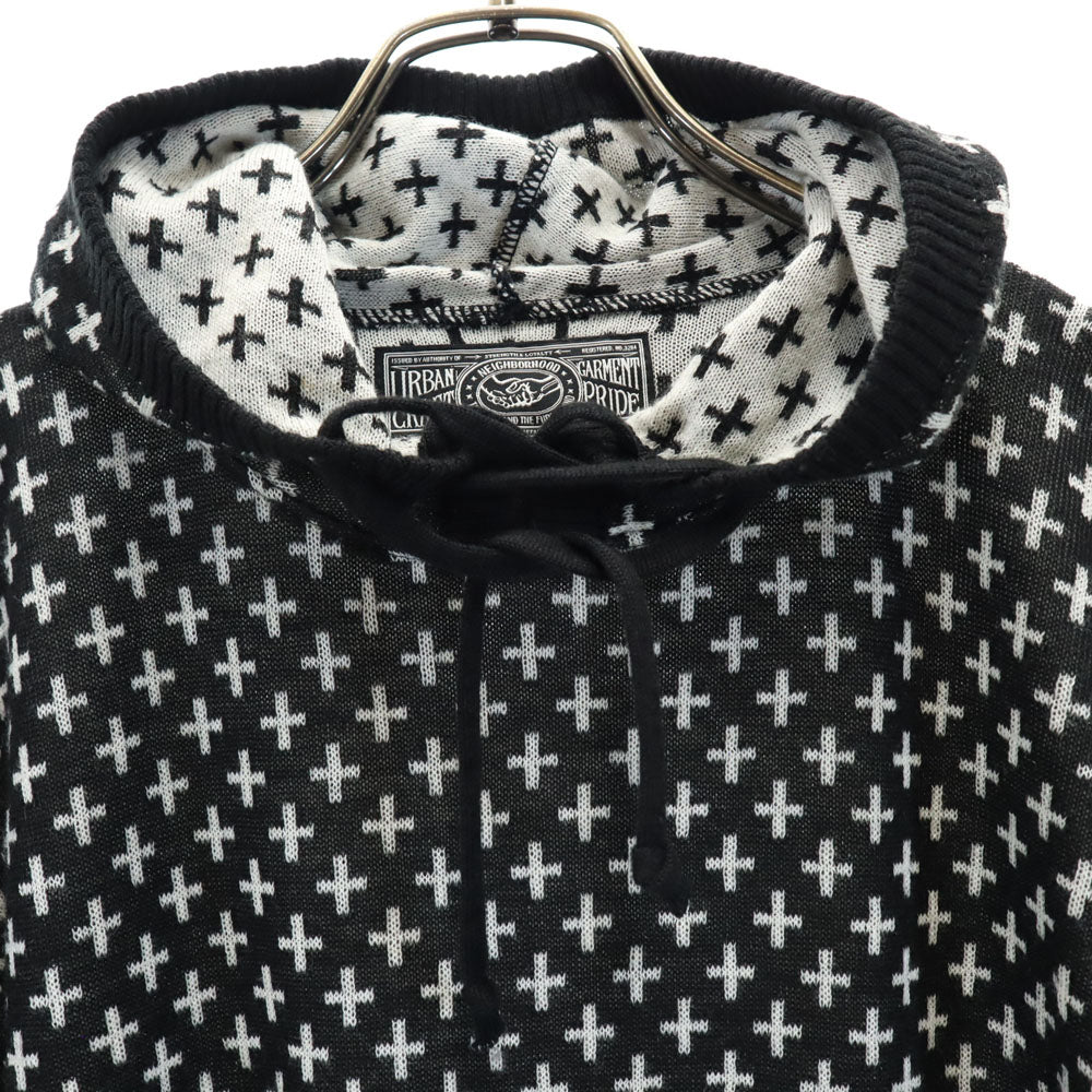 ネイバーフッド 日本製 ウールブレンド 長袖 ニット ポンチョ WS ブラック系 NEIGHBORHOOD レディース