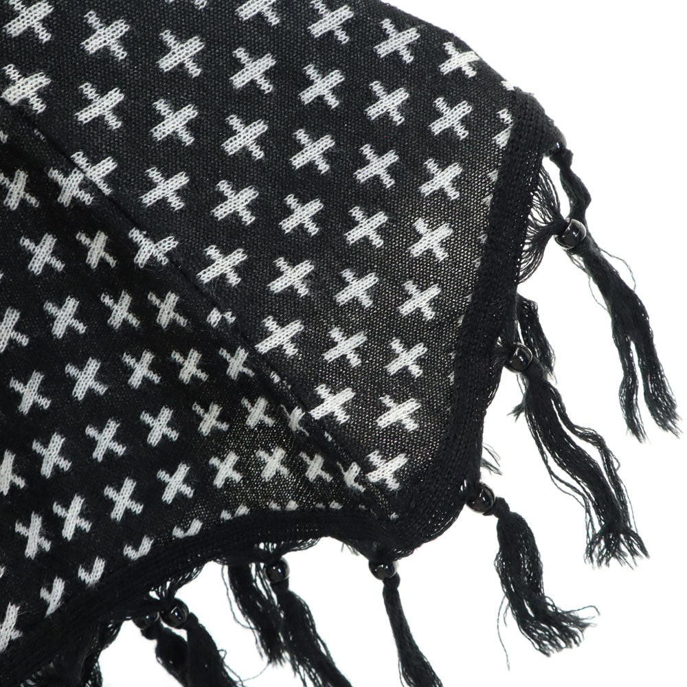 ネイバーフッド 日本製 ウールブレンド 長袖 ニット ポンチョ WS ブラック系 NEIGHBORHOOD レディース