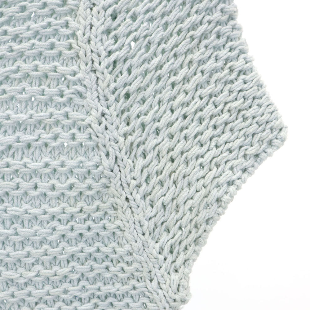 シーケーカルバンクライン 半袖 ローゲージ ニット M ライトブルー CK CALVIN KLEIN フレンチスリーブ レディース