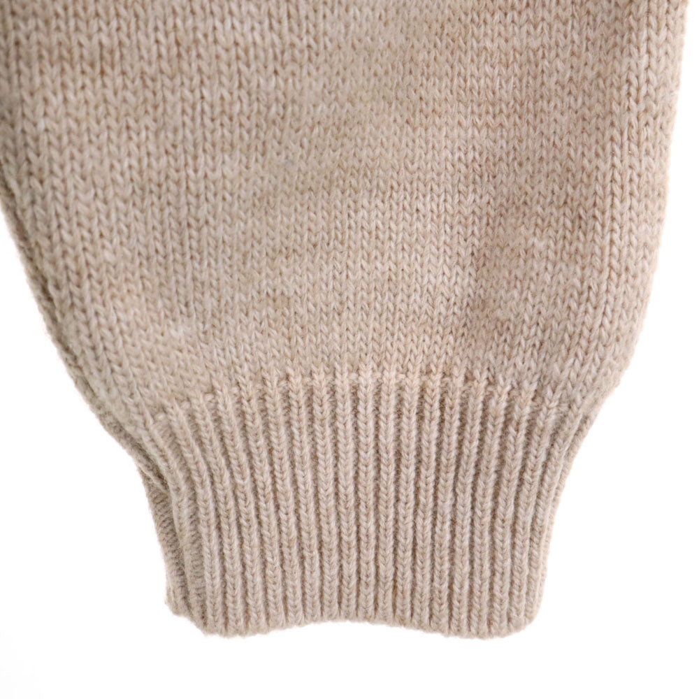 Prixxi 80s 90s イタリア製 オールド 長袖 セーター ベージュ系 ニット レディース