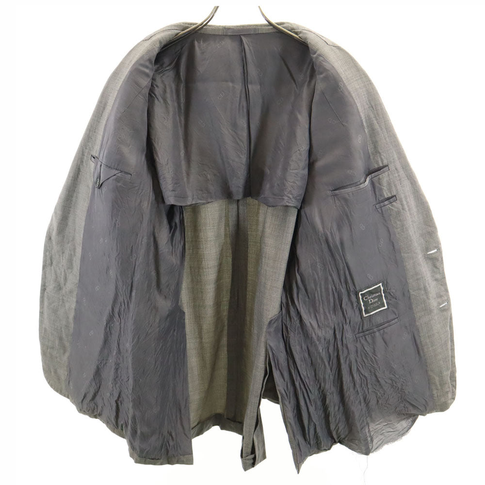 Christian Dior クリスチャンディオール 90s ウール オールド テーラードジャケット グレー MONSIEUR メンズ