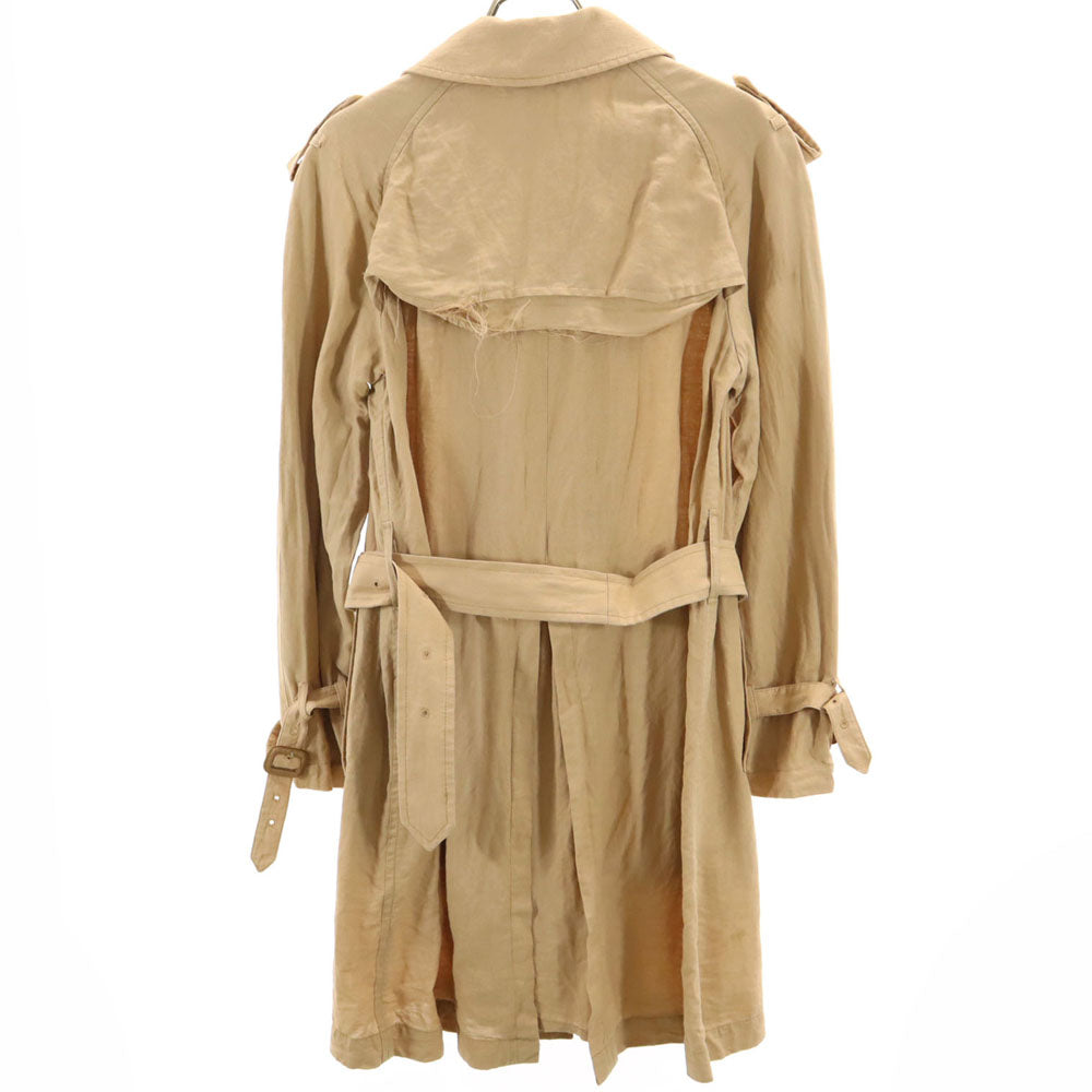 MACKINTOSH SCOTLAND マッキントッシュスコットランド リネンブレンド 長袖 トレンチコート 34 ベージュ レディース