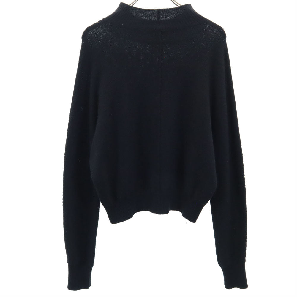 JIL SANDER ジルサンダー イタリア製 長袖 ドルマン セーター 42 ブラック ニット レディース