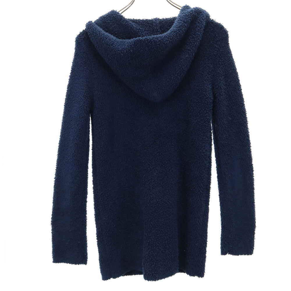 BAREFOOT DREAMS ベアフットドリームズ 長袖 マイクロファイバー ジップパーカー S ネイビー for Ron Herman ルームウェア メンズ