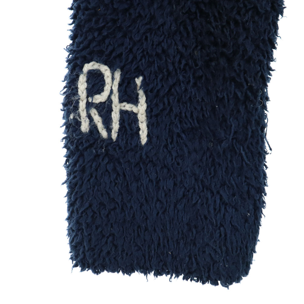 BAREFOOT DREAMS ベアフットドリームズ 長袖 マイクロファイバー ジップパーカー S ネイビー for Ron Herman ルームウェア メンズ