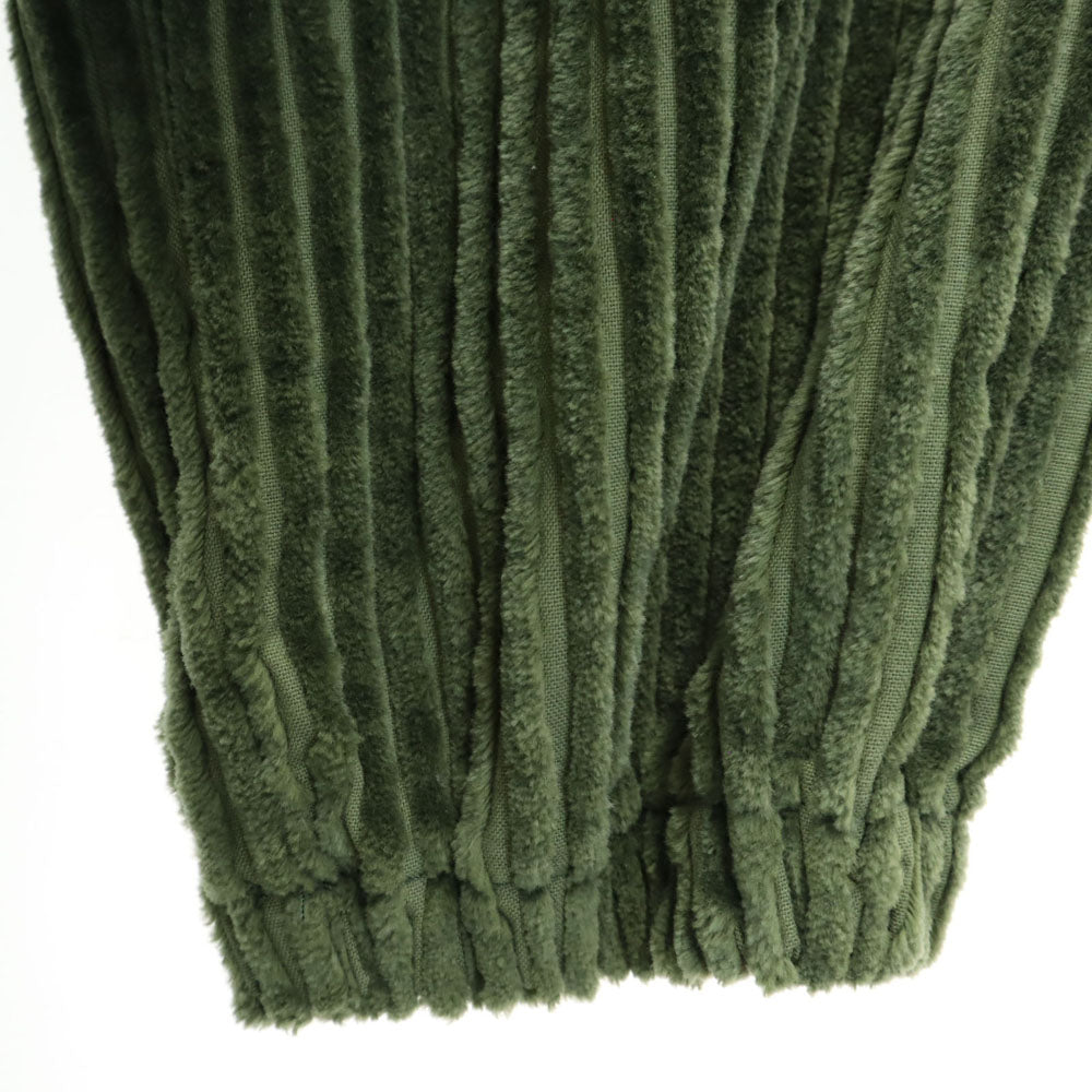 スンネイ イタリア製 長袖 太畝コーデュロイ パーカー M グリーン系 プルオーバー レディース