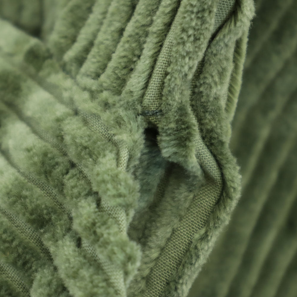 スンネイ イタリア製 長袖 太畝コーデュロイ パーカー M グリーン系 プルオーバー レディース