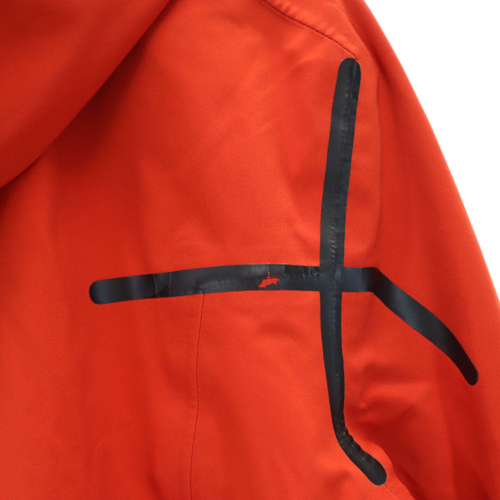 マリテフランソワジルボー ナイロンジャケット M オレンジ系 MARITHE + FRANCOIS GIRBAUD パーカー ラクーンファー付き メンズ