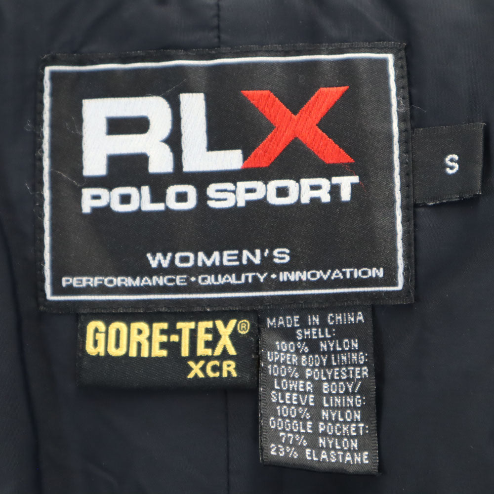 アールエルエックス ポロスポーツ ラルフローレン スキー ゴアテックス ジャケット S ブラック リップストップ GORE-TEX レディース