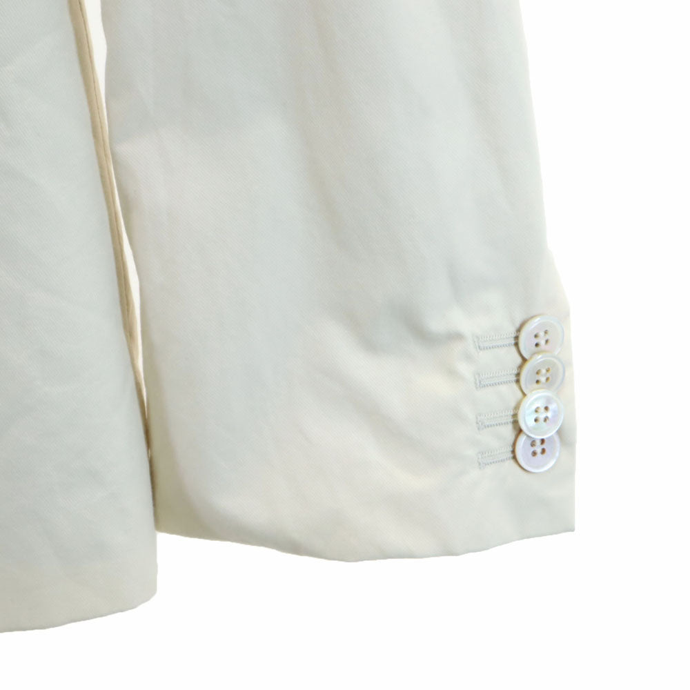 Alexander McQueen アレキサンダーマックイーン イタリア製 テーラードジャケット アイボリー ブレザー メンズ